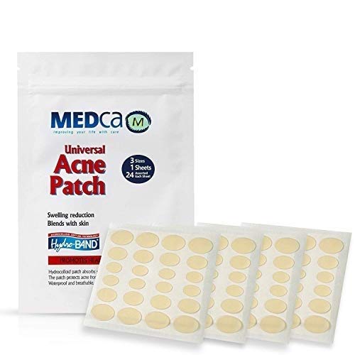 [Australia] - Acne Absorbing Covers - Hydrocolloid Acne Care Bandages (96 Count) Three Universal Patch Sizes, Acne Blemish Treatment for Face & Skin Spot Pore Patch that Conceals, Reduce Pimples and Blackheads 