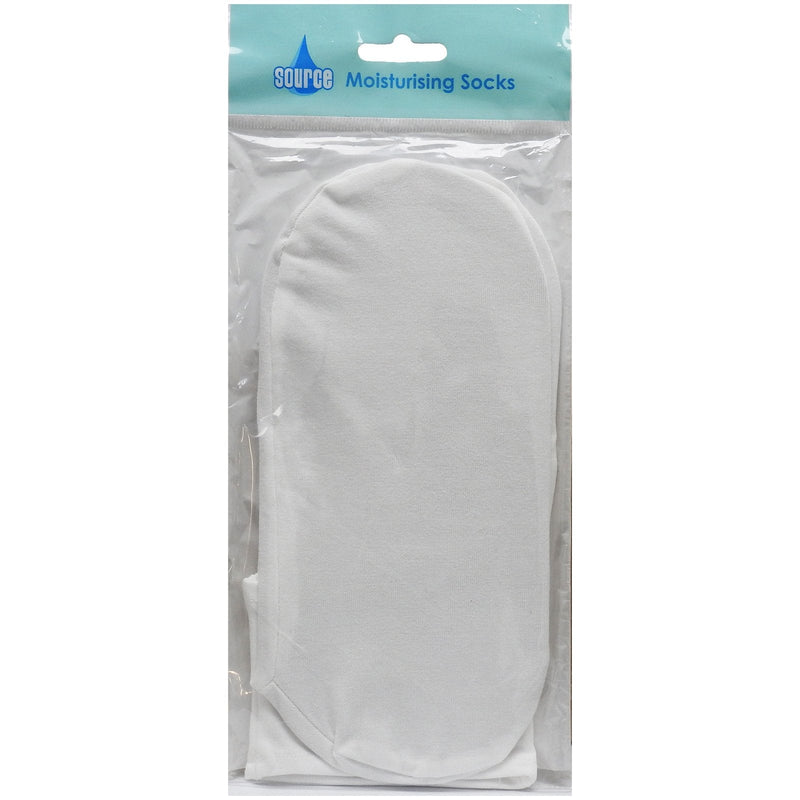 [Australia] - Source Healthcare Cotton Moisturising Cream Retainer Super Soft Overnight Socks, 1 Pair 