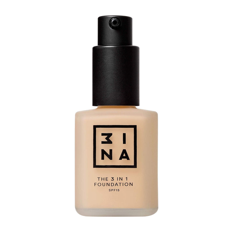 [Australia] - 3INA MAKEUP - Multifunctional Foundation Primes and Conceals - Medium Coverage - Natural Matte Finish - Long Lasting & Hydrating Formula - Vegan - The 3 in 1 Foundation 202 Light sand 