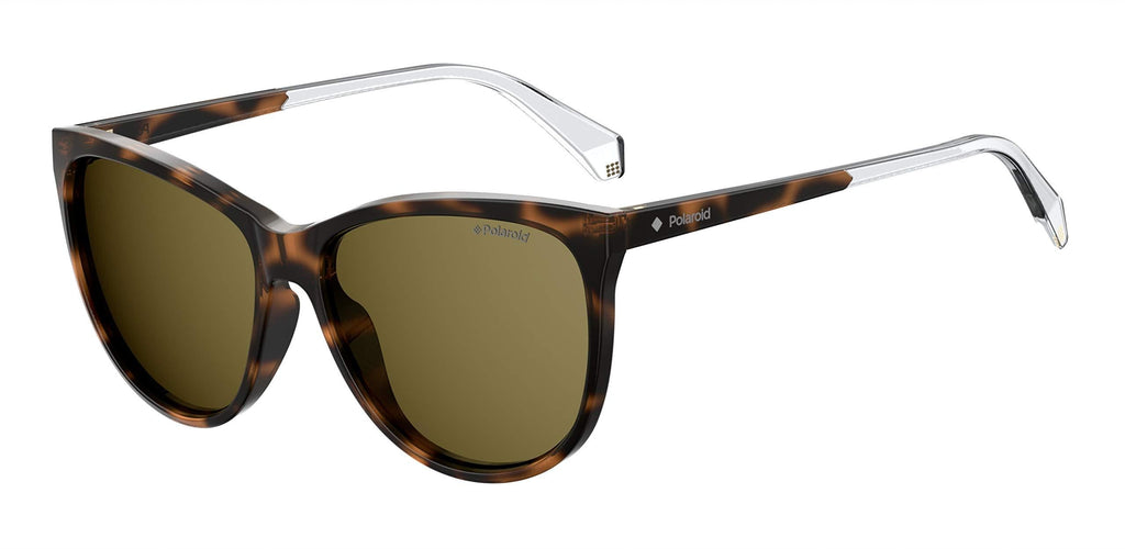 [Australia] - Polaroid Cateye Sunglasses in Dark Havana Polarised PLD 4058/S 086 57 Dark Havana/Bw Black Brown 
