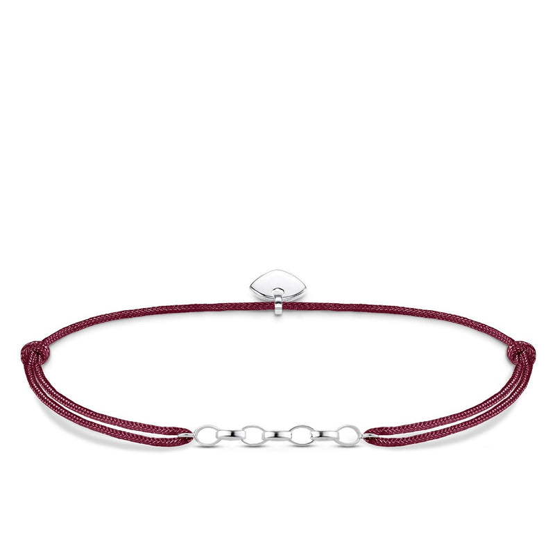 [Australia] - Thomas Sabo Women's 925 Sterling Silver Little Secret Charm Bracelet Red 