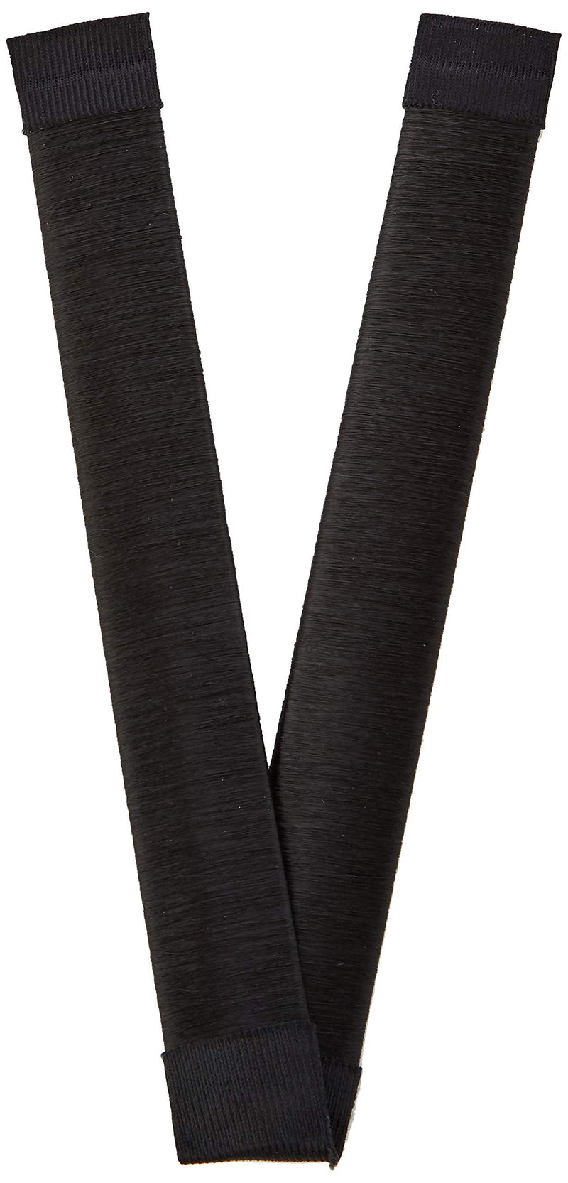 [Australia] - Glamza Women's Magic Hair Bun Snap Styling Donut Former French Twist Band Maker (Black) Black 