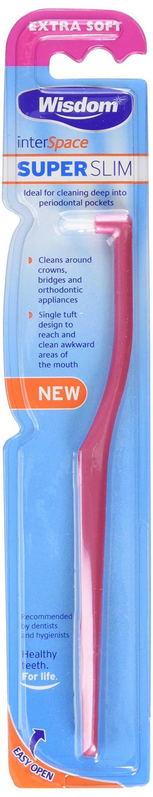 [Australia] - Wisdom Interspace Super Slim Brush, Pack of 6 6 Count (Pack of 1) 