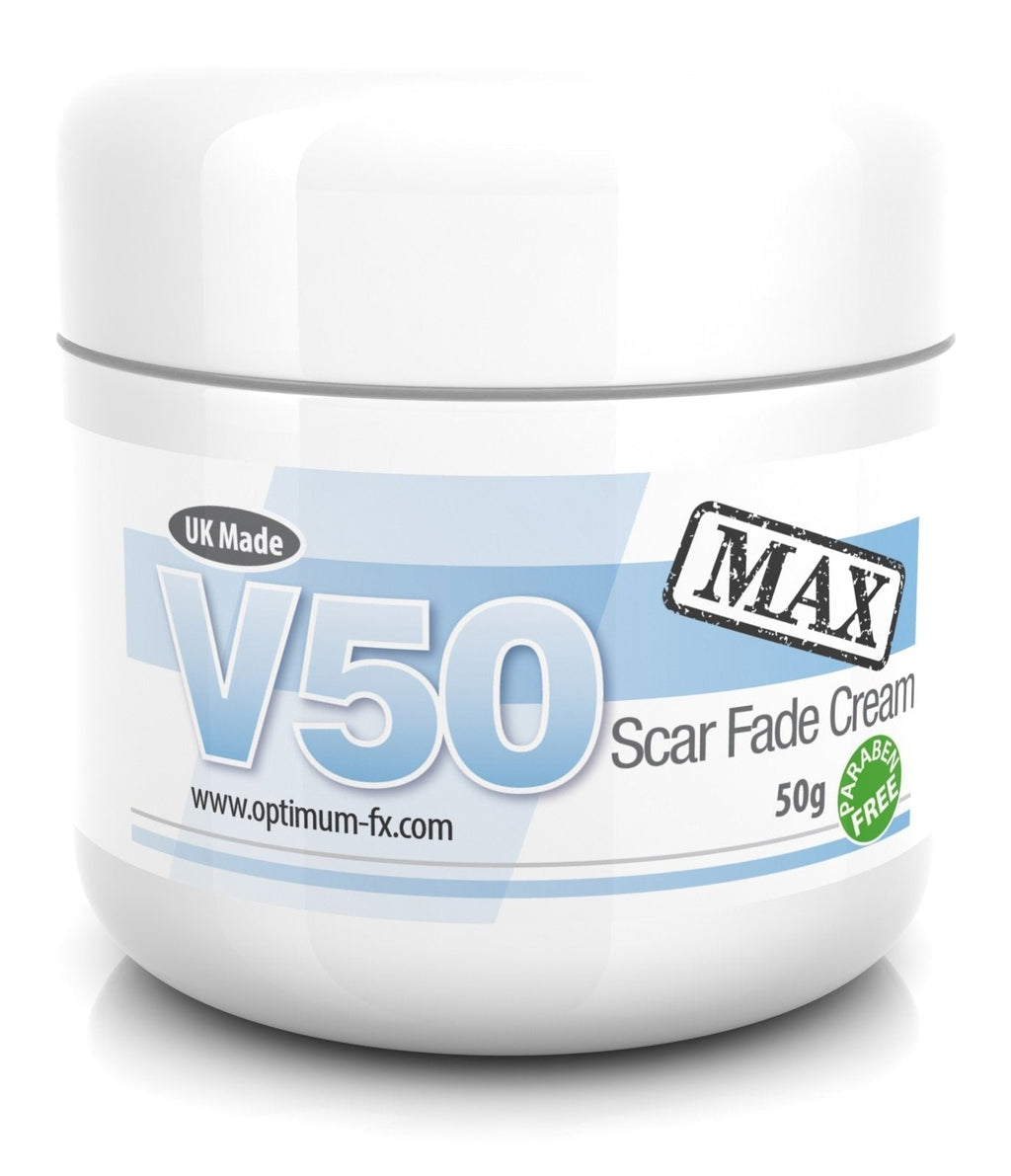 [Australia] - V50 MAX Scar Fade Cream DOUBLE STRENGTH Treat New and Old Scars Use Anywhere on Your Body Acne Scars Facial Blemishes Dark Spot Treatment 50 g 