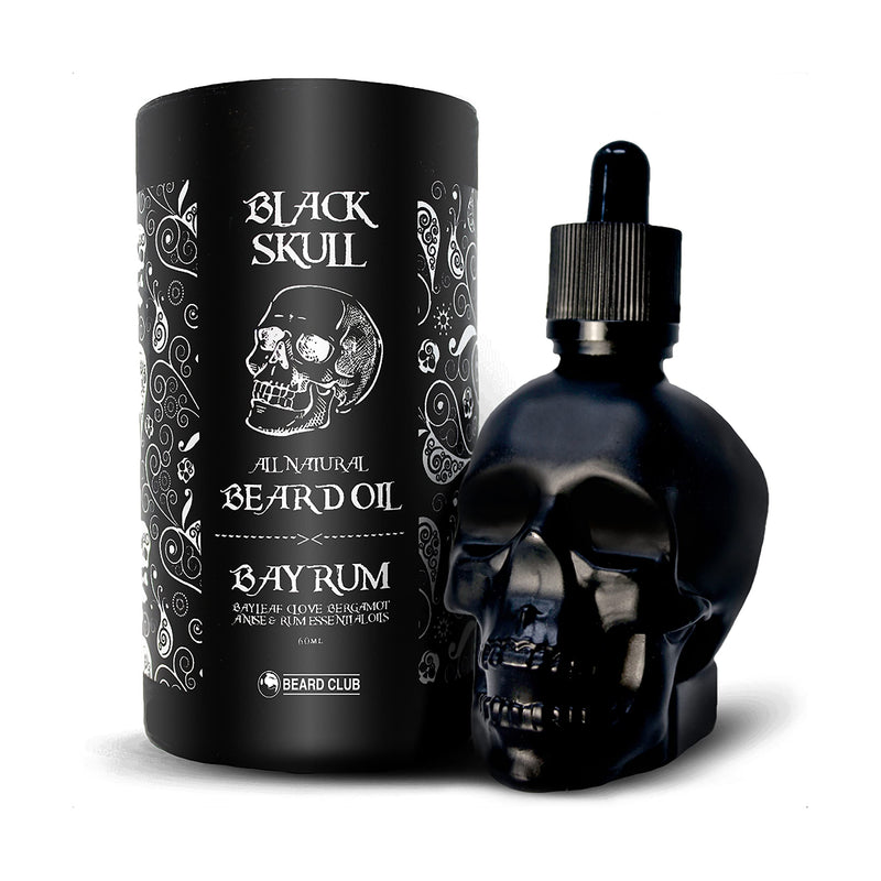 [Australia] - Beard Club - Beard Oil - Black Skull Bay Rum - Beard Oil for Men - Beard Care - Beard Softener for Men - Beard Conditioner for Men 