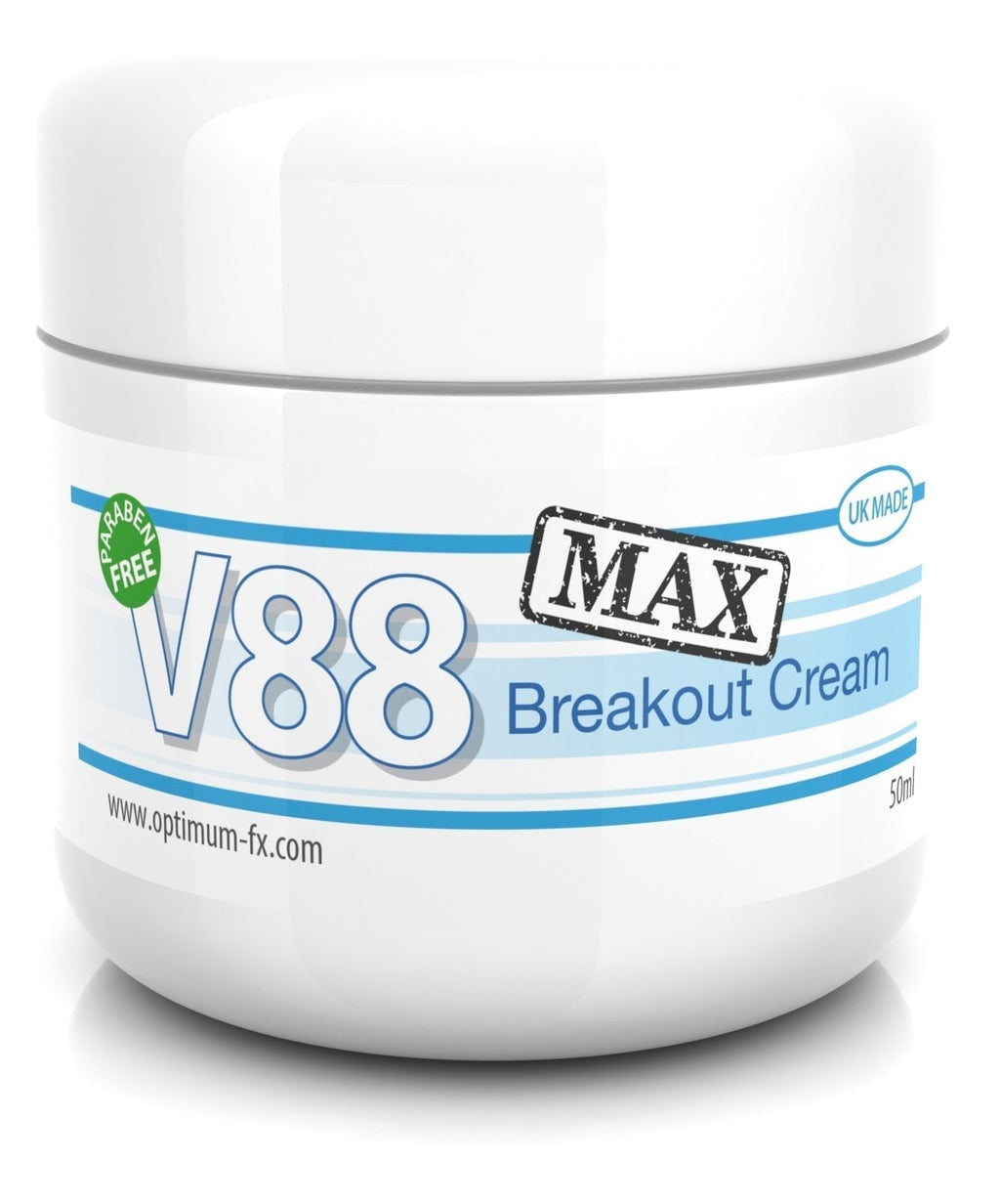 [Australia] - V88 MAX Breakout Cream DOUBLE STRENGTH with Salicylic Acid for Spots Blackheads Blemishes and Problem Skin Suitable and Safe for those Prone to Acne - Paraben and Cruelty FREE - 50 grams 