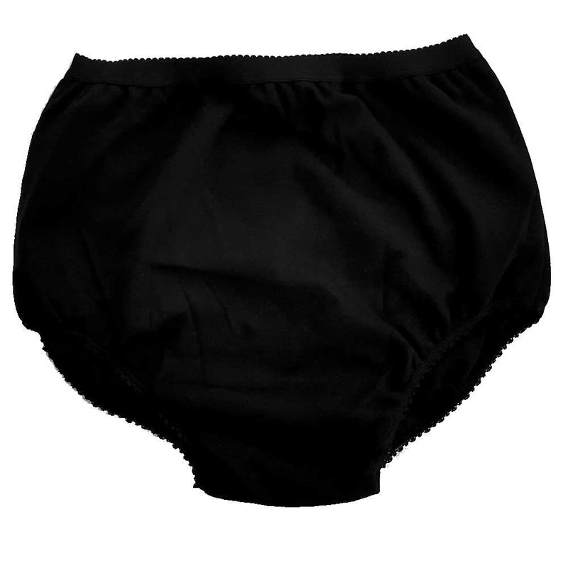 [Australia] - NRS Healthcare P andS Ladies Protective Absorbent Waterproof Pants and Briefs, Black, X-Large (Eligible for VAT Relief in The UK) XL 