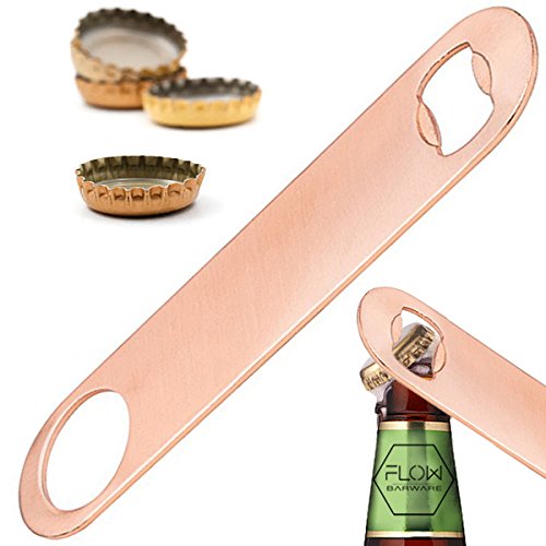 [Australia] - FLOW Barware 18cm Stainless Steel Bar Blade Bottle Opener | Heavy Duty Bottle Openers | Professional Barmen Bottle Opener | Copper 