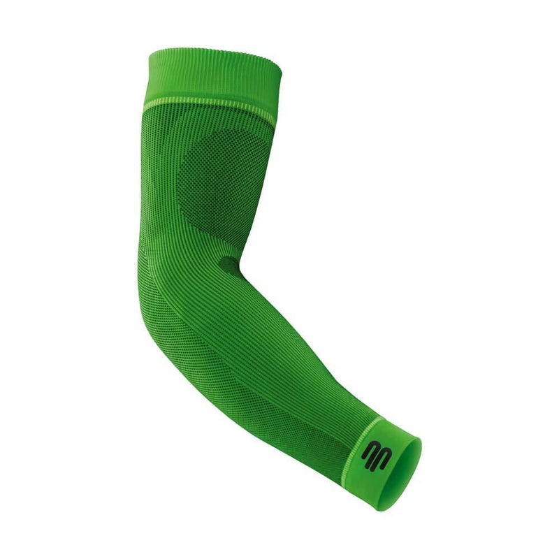 [Australia] - Bauerfeind, 1 pair of compression sports compression sleeves, unisex, right and left wearable, for ball and endurance sports, strengthening the muscles Green S extra lang 
