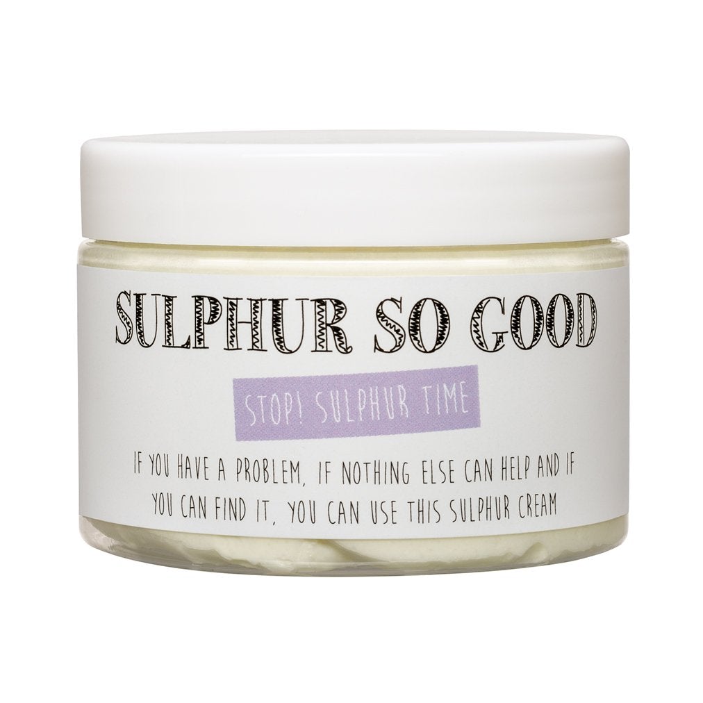[Australia] - Sulphur So Good - 5% Sulphur Cream with Soothing Essential Oils - 150ml - whytheface - Suitable for use on all skin types. 