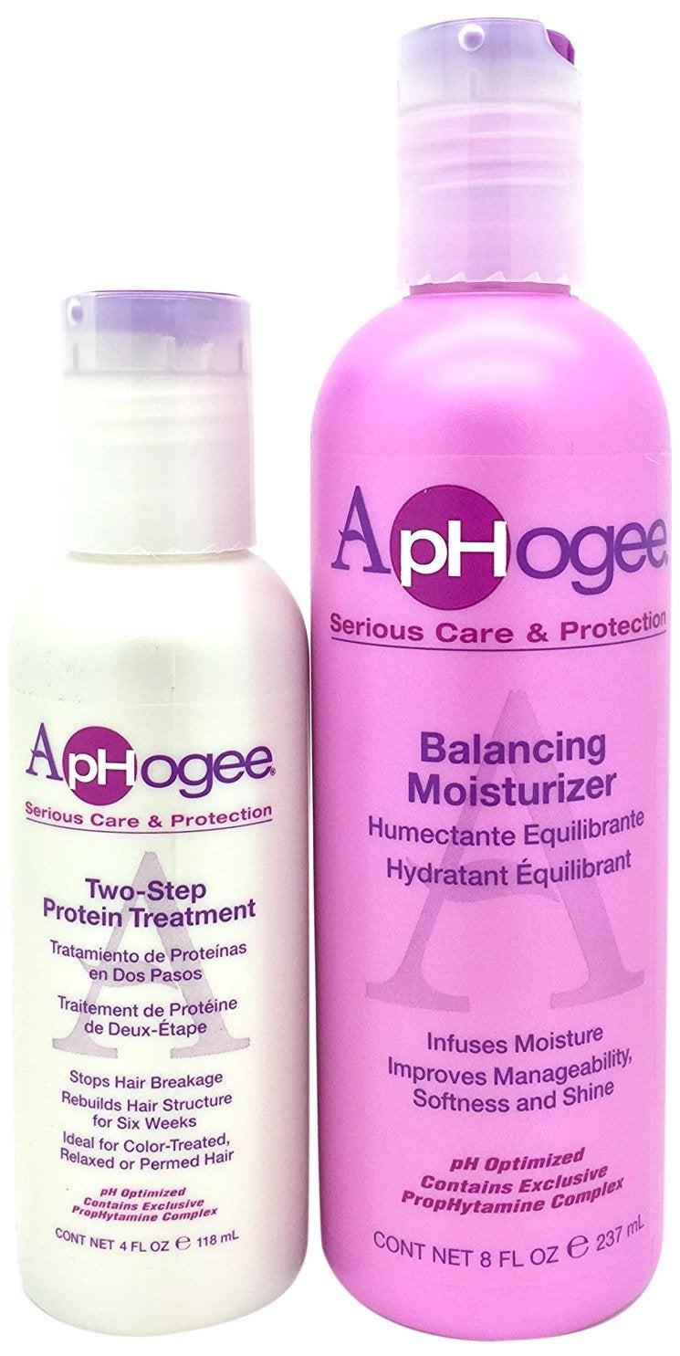 [Australia] - Aphogee Balancing Moisturizer 237 ml and Two Step Protein Treatment Kit 118 ml 