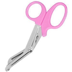 [Australia] - INSGB Tuff Cut Scissors Tough Shears First Aid Nurse Paramedic Emergency EMT (small, Pink) 
