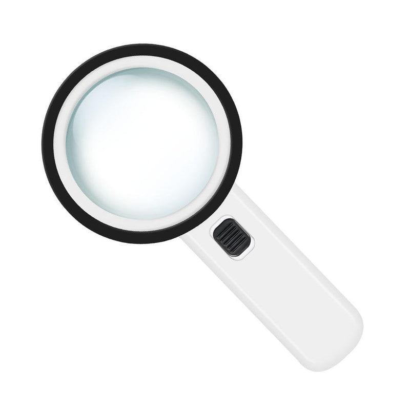 [Australia] - 10 x Professional 12 Pocket Magnifier LED Light Magnifying Glass 90 mm Eclairante Front Lens Magnification Jeweller Reading to Children Elderly Jewelry Watch 