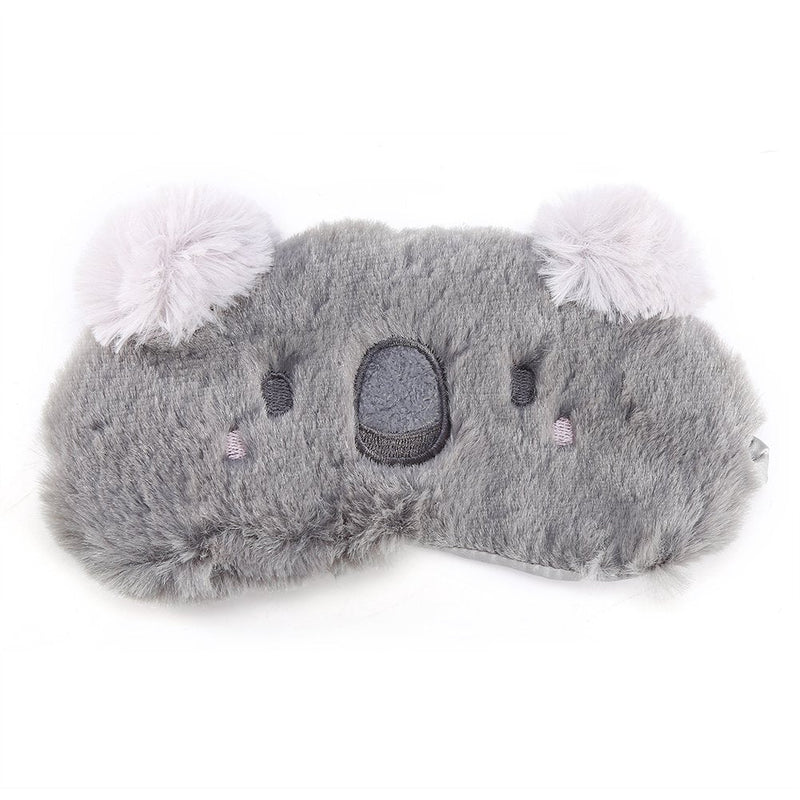 [Australia] - Cute Eye Mask, Animal Fluffy Sleep Eye Cover Sleeping Mask Blindfold with 3D Ears for Kids Girls Women (Koala) Koala 