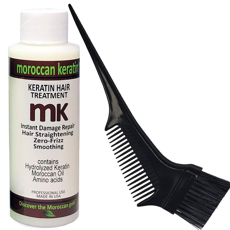 [Australia] - Moroccan Keratin Blowout for Brazilian Keratin Hair Treatment Proven Formula 120ml Keratin with Brush/Comb Best Value USA 