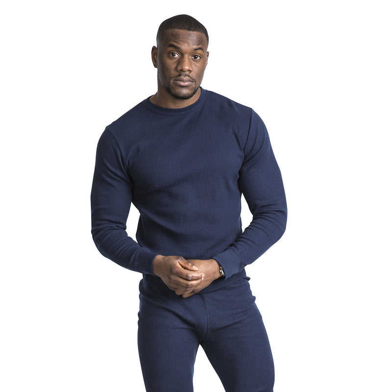 [Australia] - Trespass Mystery Adults Super Soft Thermal Base Layer Set XXL Navy 
