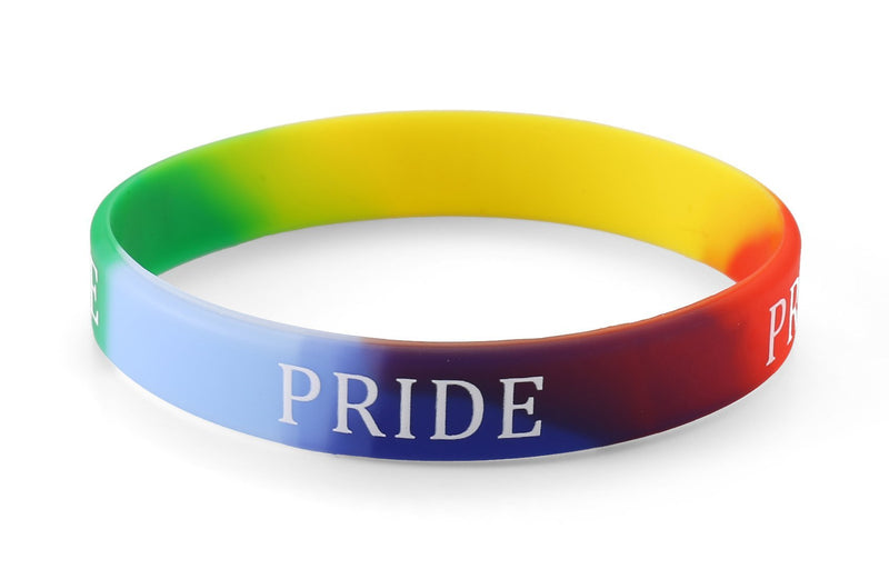 [Australia] - Gay Pride Rainbow LGBT Silicone Wristband 2 