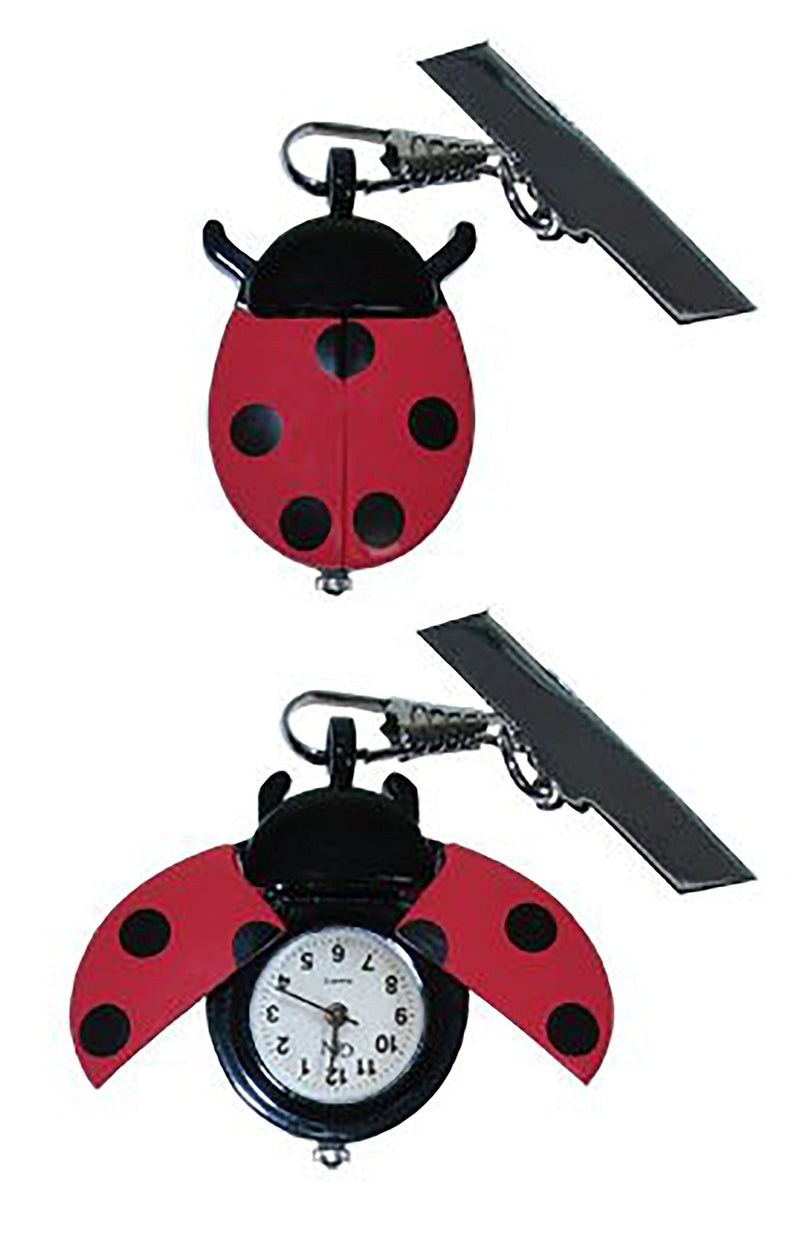 [Australia] - 1 X Red & Black Ladybird Watch Great Midwife Nurse Gift Present 