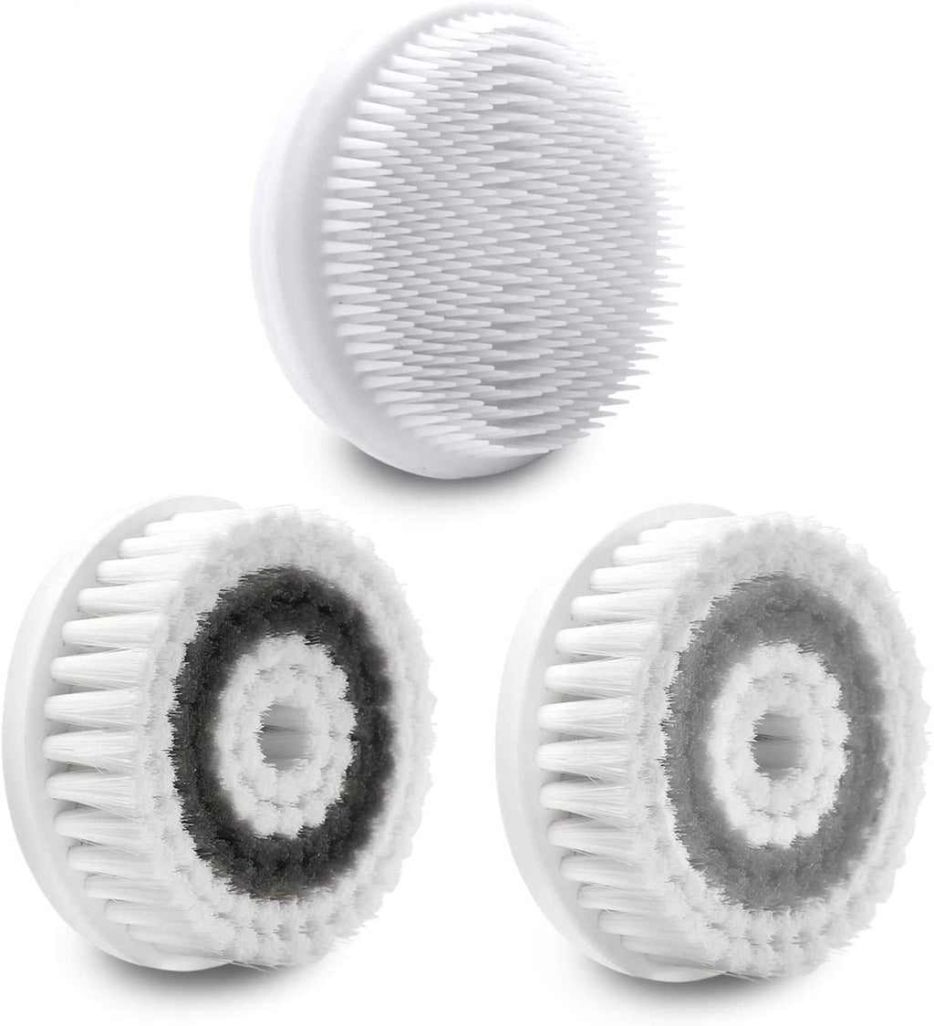[Australia] - Fancii Cora Facial Brush Replacement Heads, Pack of 3 (Cora 3 - Face Complete) Cora 3 - Face Complete 