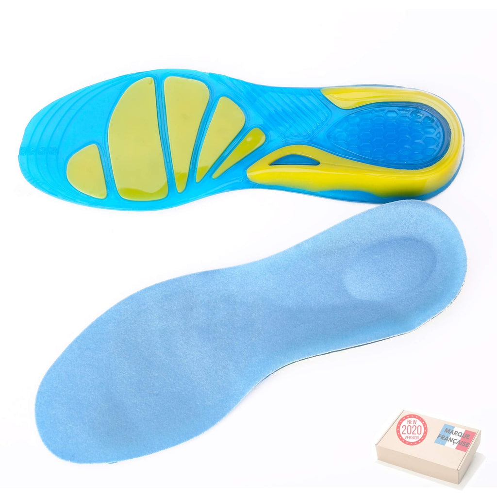 [Australia] - TAKIT Gel Insoles for Shoes - New - One Pair - Pain Reliever - Great for Sports, Walking, Running, Hiking - 43-46 