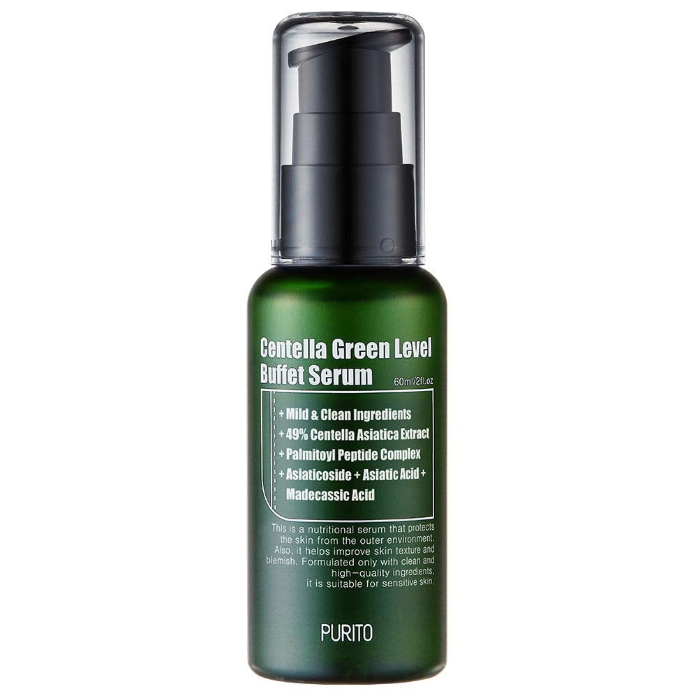 [Australia] - PURITO Centella Green Level Buffect Serum 60ml2 fl oz, serum for face, Centella Asiatica,Recovery facial SERUM,vegan 