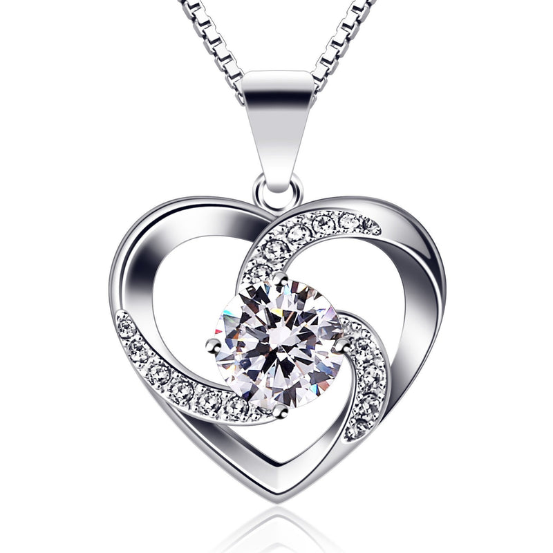 [Australia] - B.Catcher Women Necklace 925 Sterling Silver “Crazy Love” Pendant Necklaces 