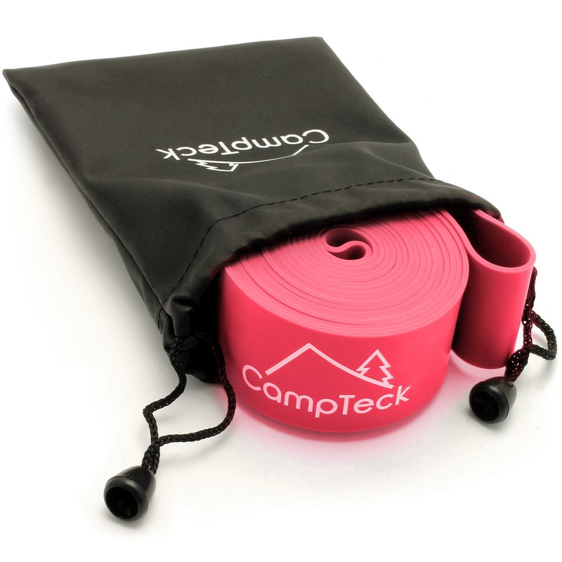 [Australia] - CampTeck Elastic Stretch Band for Ballet, Dance, Yoga, Aerobics, Workout, Pilates, Flexibility etc. – Multi Sizes & Colours Small (150cm / 59") Pink 