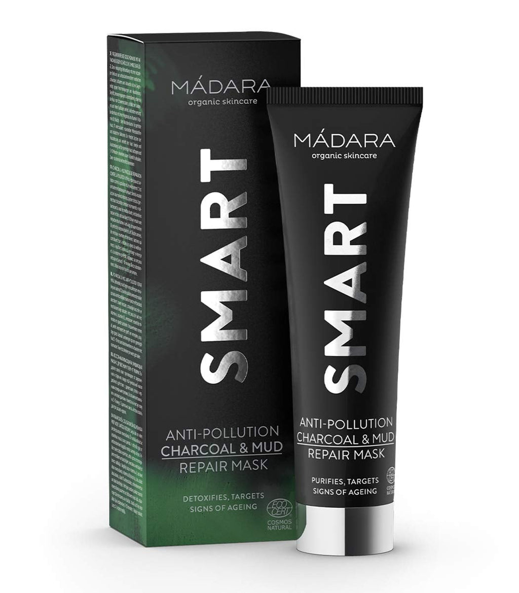 [Australia] - M√ÅDARA Organic Skincare | SMART Anti-Pollution Repair Mask - 60ml, With Black Northern Mud, Activated charcoal and antioxidant-rich extracts, Anti-aging, For stressed and problem-prone skin, Vegan 