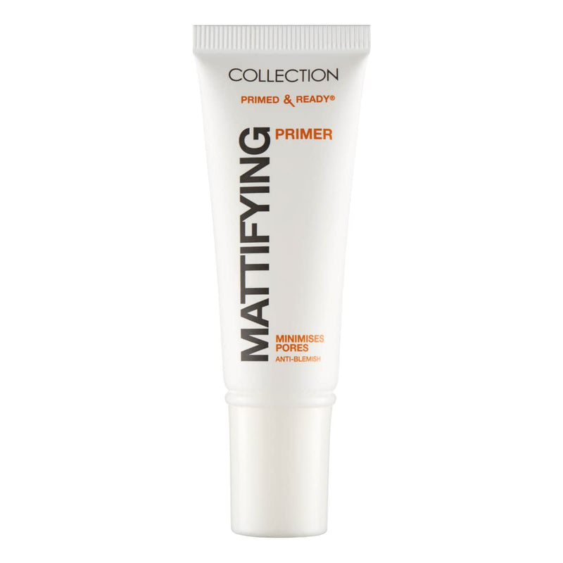 [Australia] - Collection Cosmetics Primed and Ready Mattifying Pore Minimiser, Matte Facial Primer For Dry Skin, 25ml, Transparent 