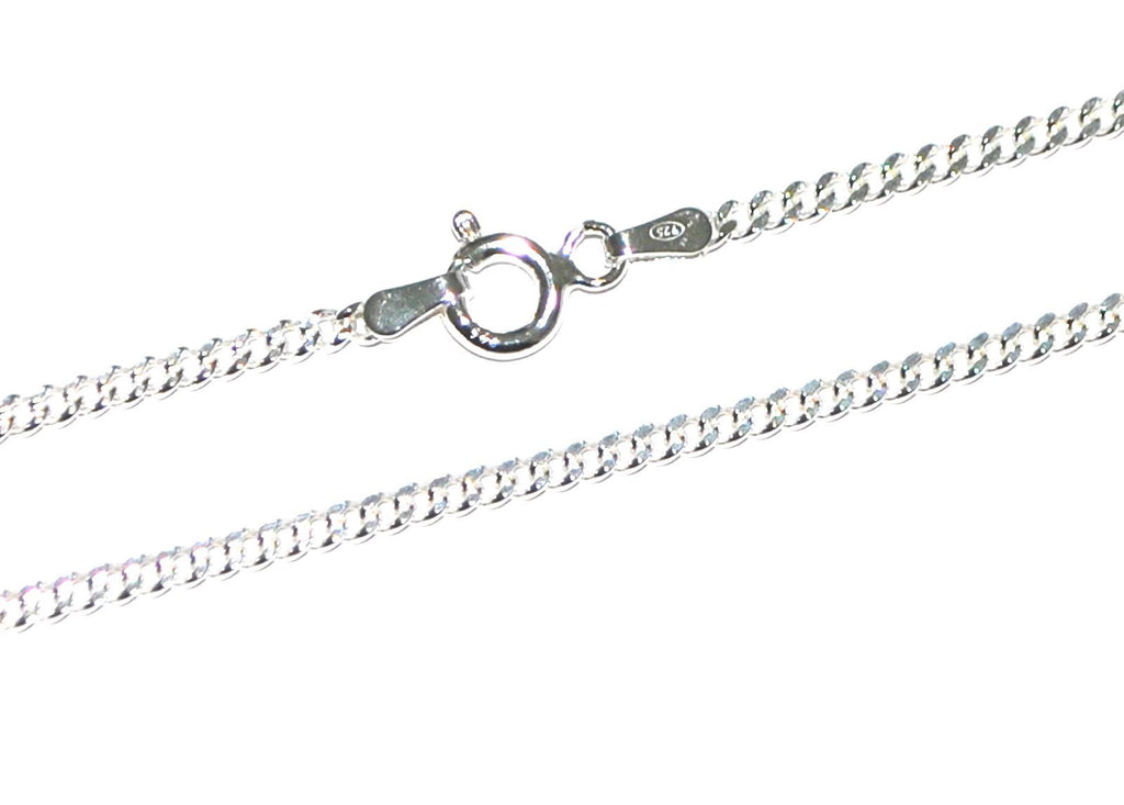 [Australia] - GENUINE SOLID 925 STERLING SILVER CHUNKY CURB LINK CHAIN NECKLACE - 2mm Gauge - 36inch 