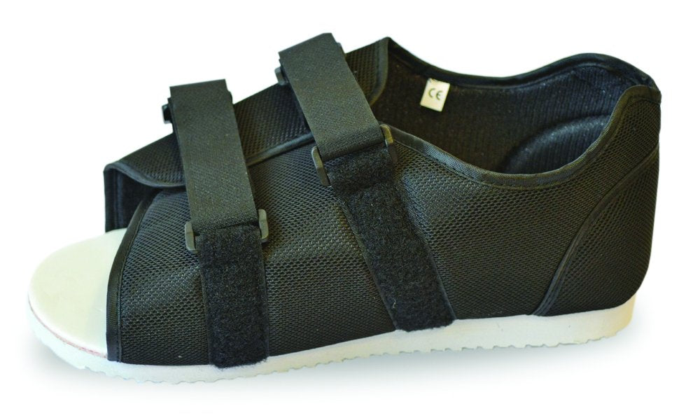 [Australia] - Medical Post Op Shoe - Black Suitable for Both Men and Women fits Either Left or Right Foot (Medium) M (Pack of 1) 