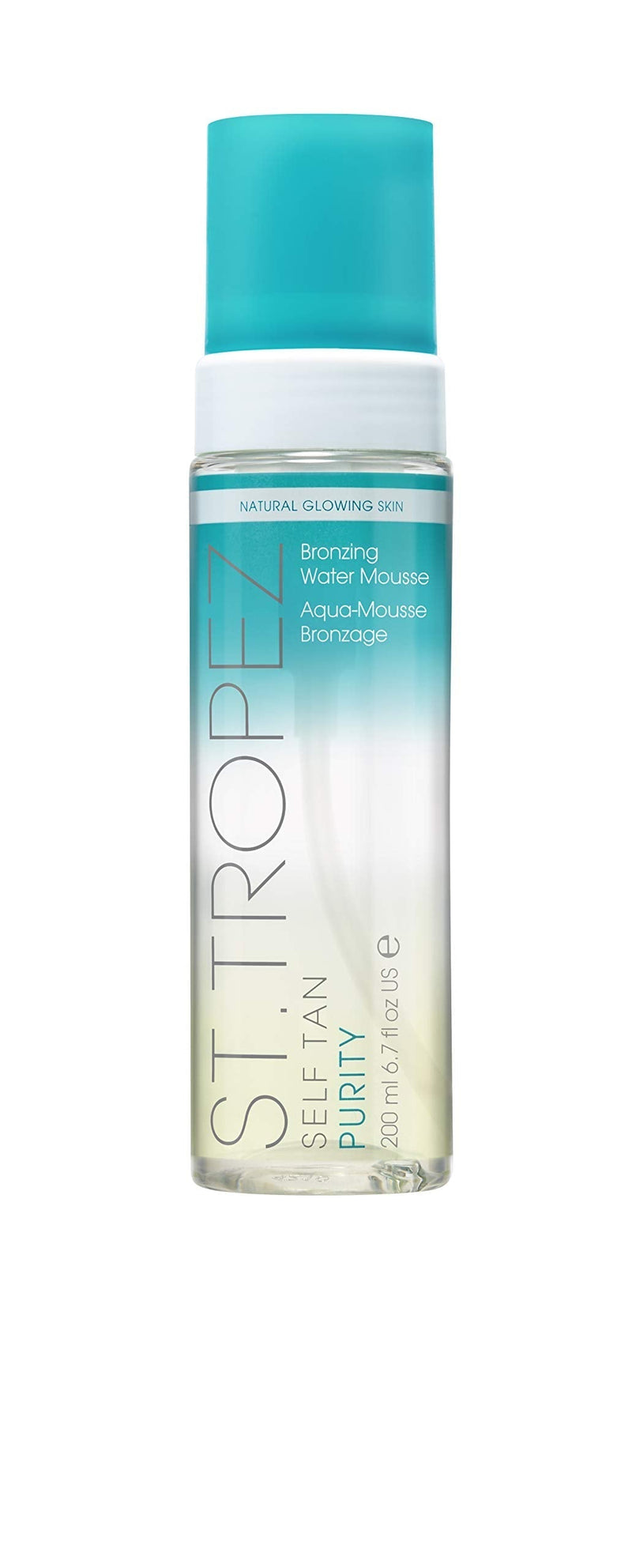 [Australia] - St. Tropez Fake Tan, Self Tan Purity Bronzing Water Mousse, 200 ml, Vegan Tanning Water, 100 Percent Natural Tanning Active, Tropical Fragrance 