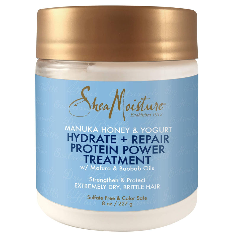 [Australia] - Shea Moisture Manuka Honey & Yogurt Hydrate + Repair Protein-Strong Treatment, 8 oz 