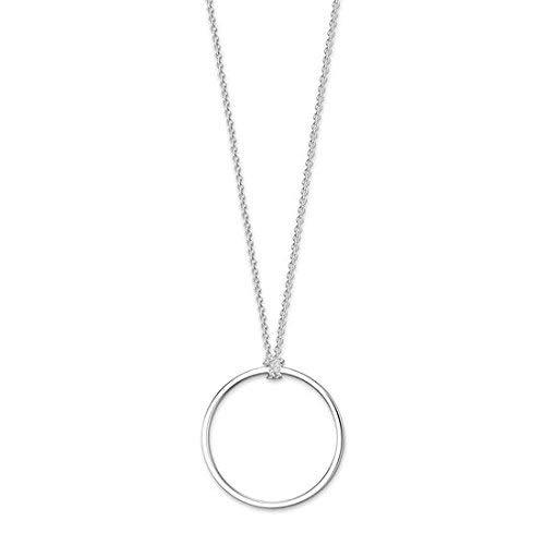 [Australia] - Thomas Sabo Women Charm Necklace Circle Charm Club 925 Sterling Silver X0252-001-21-L70 