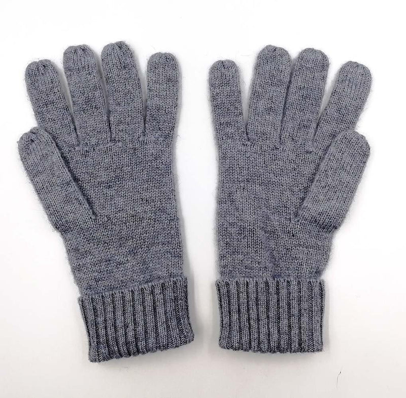 [Australia] - Mongolia Pure Cashmere Wool Women Woman Thick Luxury Touch Gloves Mittens (Light Grey) Light Grey 