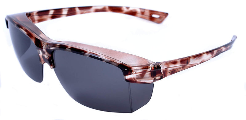 [Australia] - Rapid Eyewear Women’s 'Vogue' Tortoiseshell Polarized OVER GLASSES SUNGLASSES That Fit Over Your Spectacles up to 140mm Wide, For Ladies. Ideal For Driving. UV400 Protection 