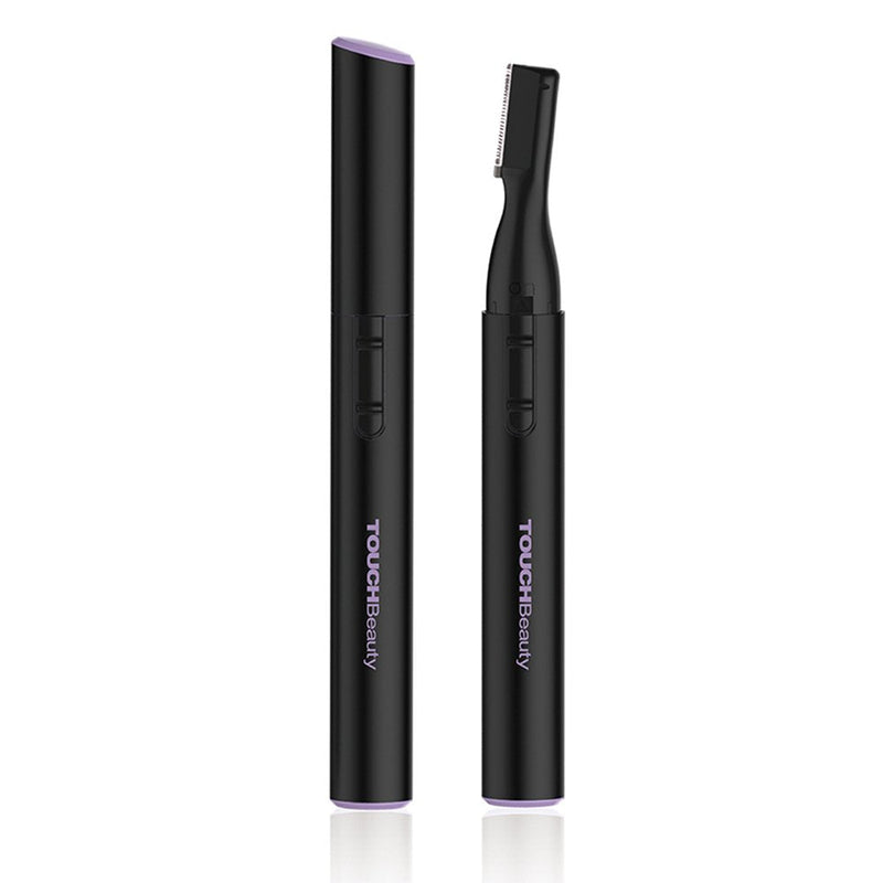 [Australia] - TOUCHBeauty Electric Eyebrow Trimmer, Eyebrow Hair Remover, Painless Facial Hair Trimmer for Women, Portable Ladies Shaver AG-815B (Black) Black 