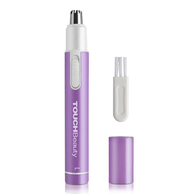 [Australia] - TOUCHBeauty Nose Hair Trimmer,Portable Electric Nose Ear Hair Trimmer,Personal Groomer Hair Removal,Battery Powered,Purple TB-0656P (Upgraded Version) 