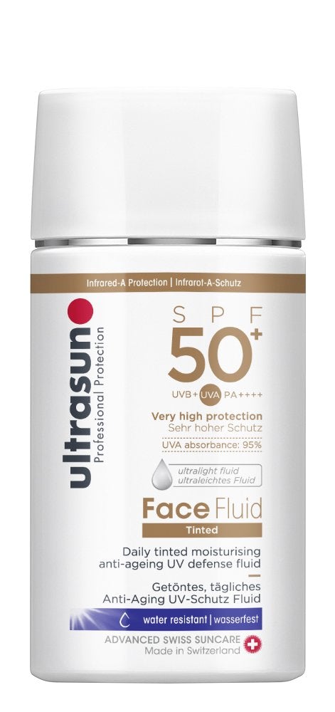 [Australia] - ultrasun Face Fluid Tinted Anti-Ageing SPF50+, 40 ml 