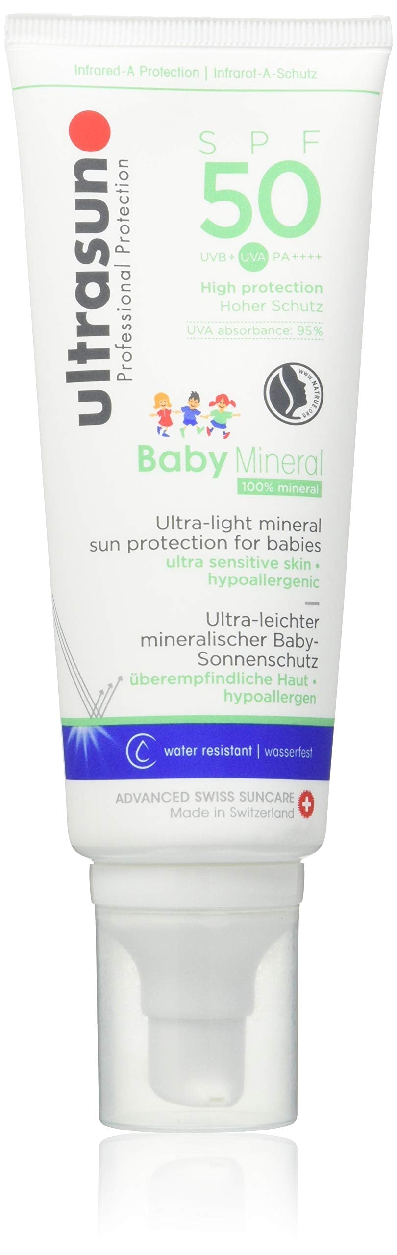 [Australia] - ultrasun SPF 50 Baby Mineral Sun Cream, 100 ml 