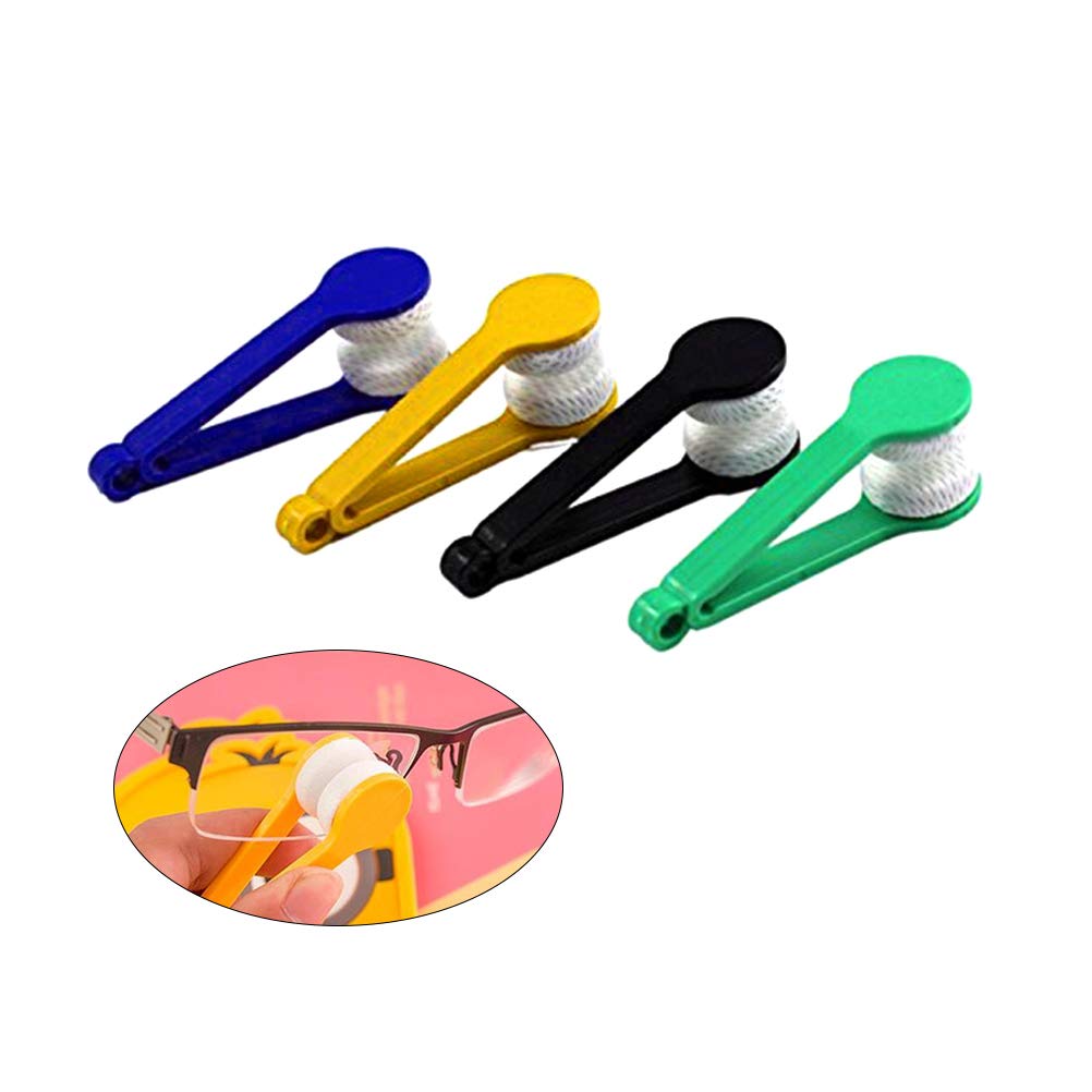 [Australia] - ROSENICE Eyeglass Cleaner 5pcs Spectacles Cleaner Soft Brush Cleaning Tool Eyeglasses Cleaning Clip(As Shown) 
