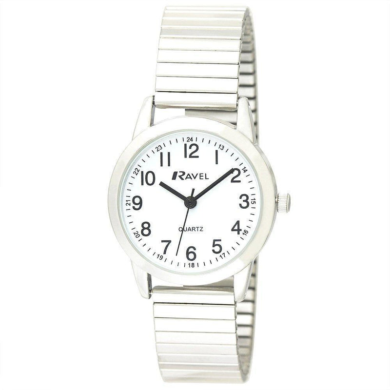 [Australia] - RAVEL Womens Analogue Classic Quartz Watch with Stainless Steel Strap R0232.21.2 
