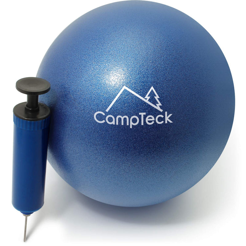 [Australia] - CampTeck U6812 Yoga Pilates Ball Plastic Anti Burst 23cm Pilates Ball for Exercise, Gym, Fitness, Core Training etc With Hand Pump – Blue 