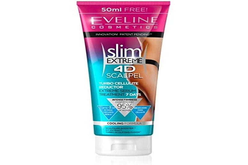 [Australia] - Eveline Cosmetics Slim Extreme 4D Scalpel | 250 ml | Turbo Cellulite Reducer | Reduces Fat Layer | Extreme Therapy 7 Days 