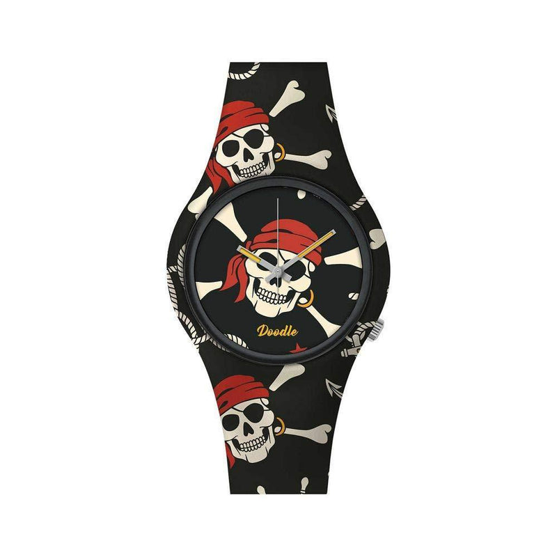 [Australia] - Montre Doodle Skull Mood Rouge 