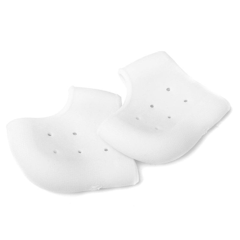 [Australia] - JIAHAO 1 Pair Silicone Gel Heel Pad Protector Cushion Shoe Feet Insole Sock Foot Care with Ventilation Holes 