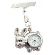 [Australia] - Shiny Rabbit Fob Watch Great Midwife Nurse Gift Present 