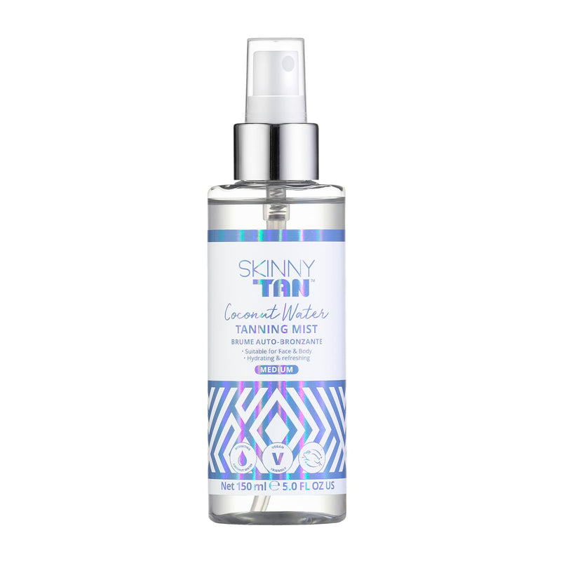 [Australia] - Skinny Tan Coconut Water Tanning Mist 150ml | Coconut & Vanilla Aroma | Soft Velvet Finish | Cruelty Free & Vegan | Paraben Free 