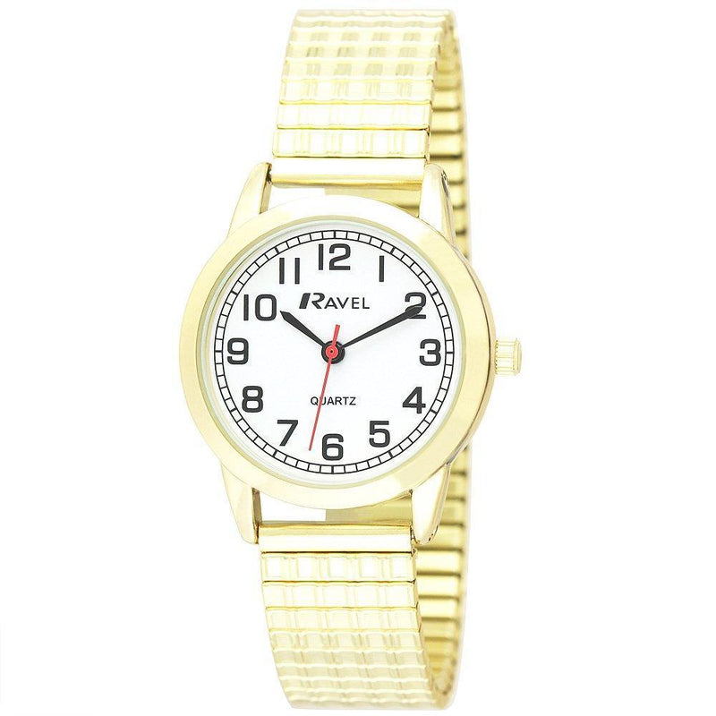 [Australia] - RAVEL Womens Analogue Classic Quartz Connected Wrist Watch with Stainless Steel Strap R0232.12.2 