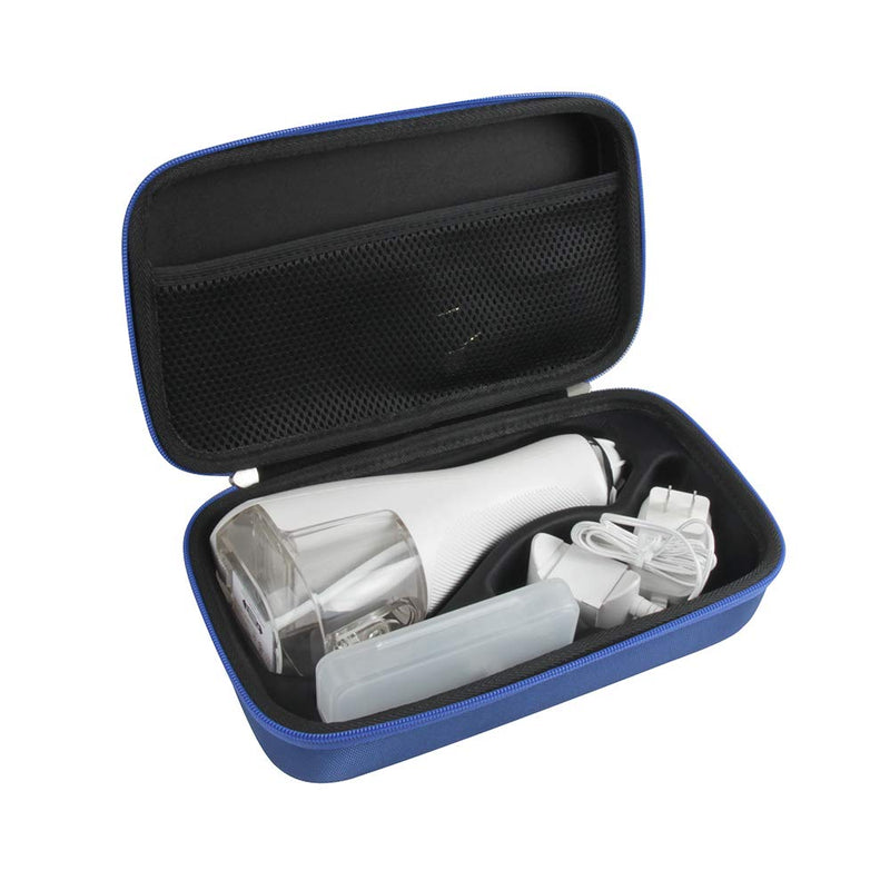 [Australia] - Hard Eva Travel Case for Waterpik WP-560UK / WP-562UK / WP-563UK / Cordless Advanced Water Flosser by Hermitshell (Blue) Blue 